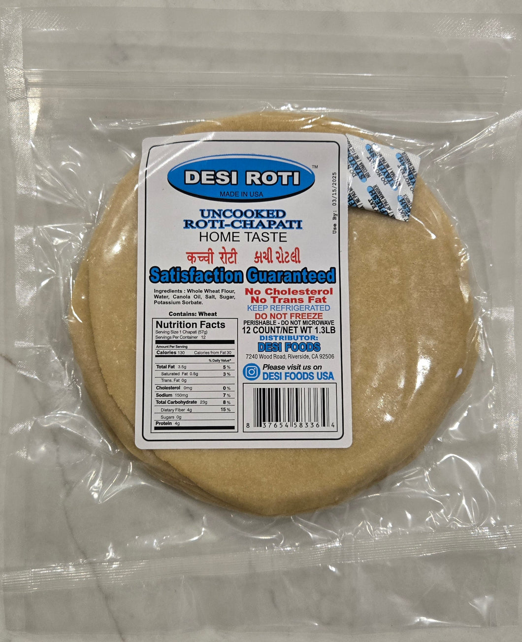 1 CASE DESI ROTI